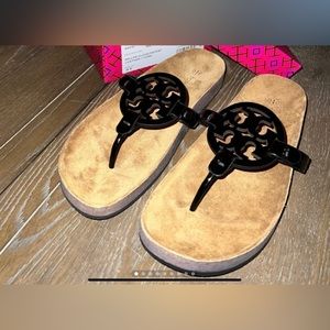 Tory Burch Miller Cloud patent leather & cork